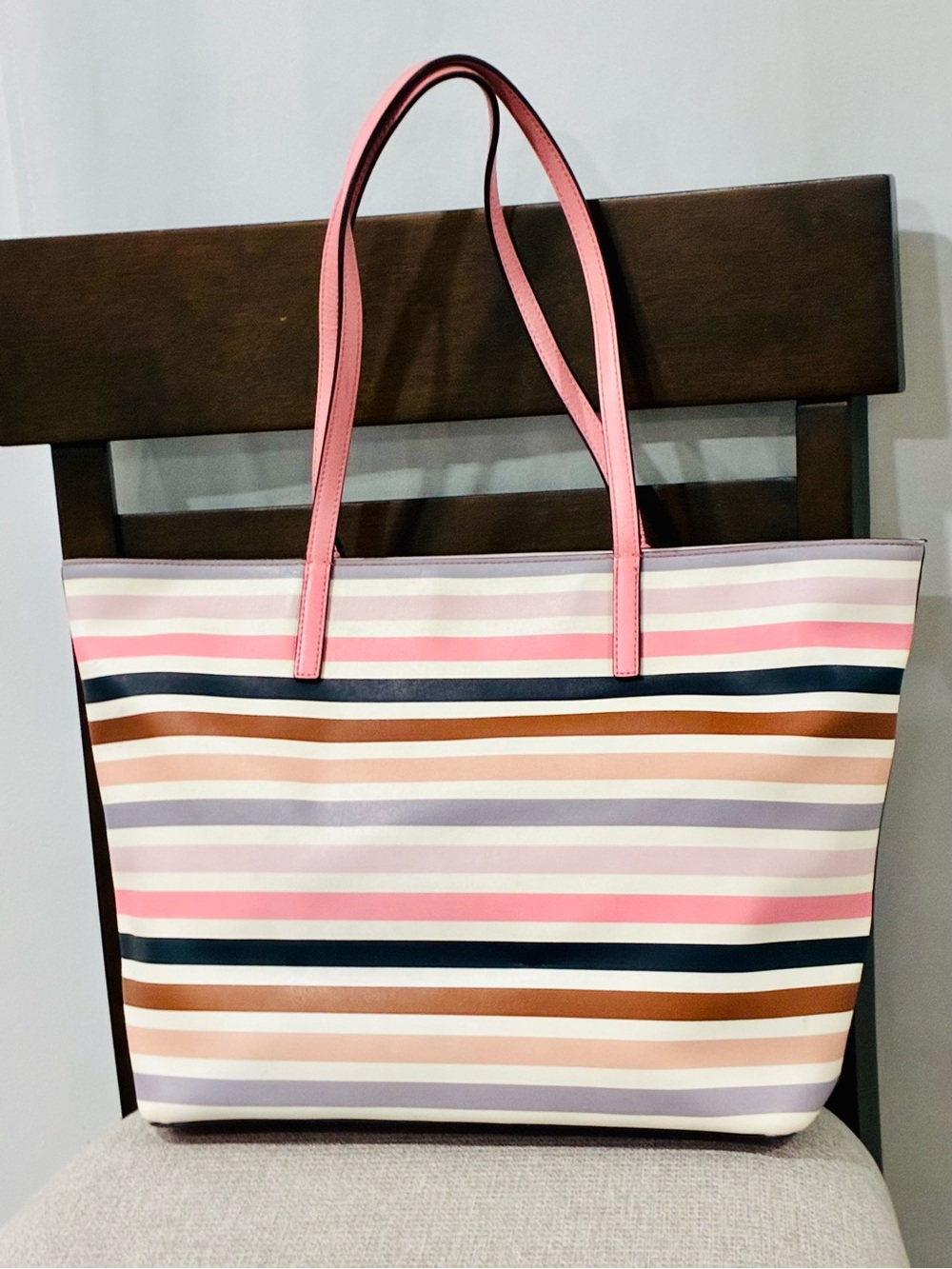 Kate spade Kelsey Tote striped shoulder bag Multi - Picture 6 of 9